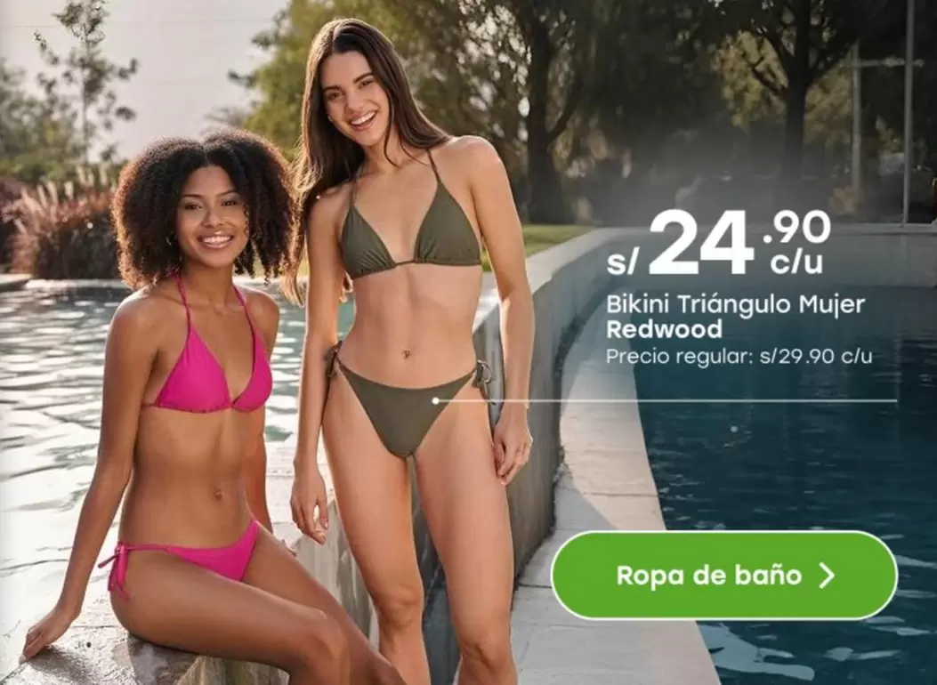 Bikini Triángulo Mujer Redwood