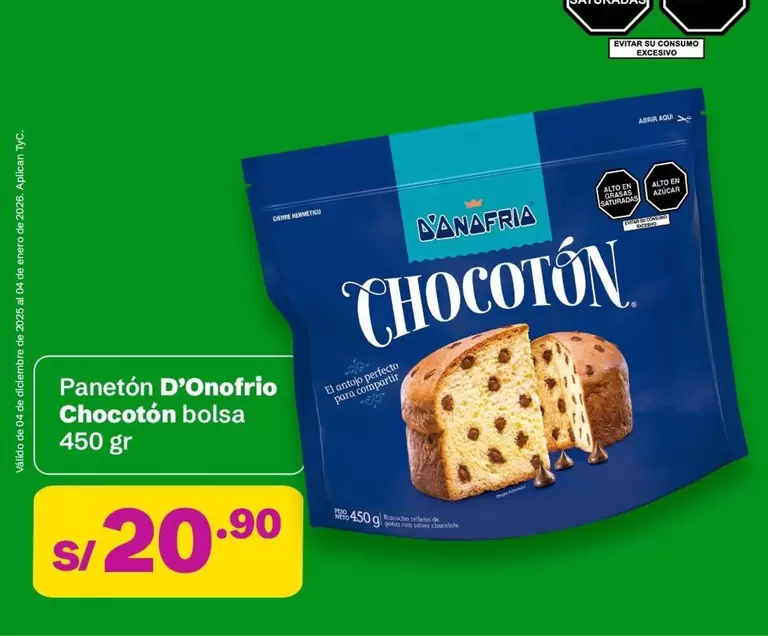 D'onofrio - Chocotón bolsa