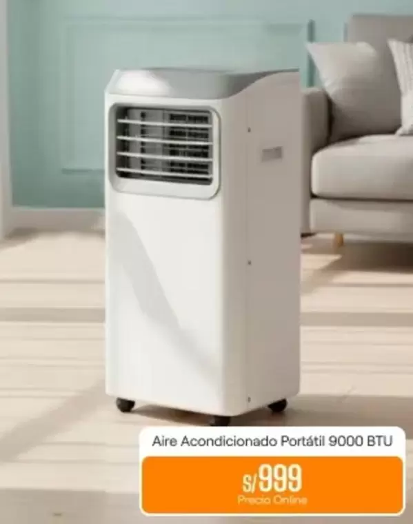 Aire Acondicionado Portátil 9000 BTU