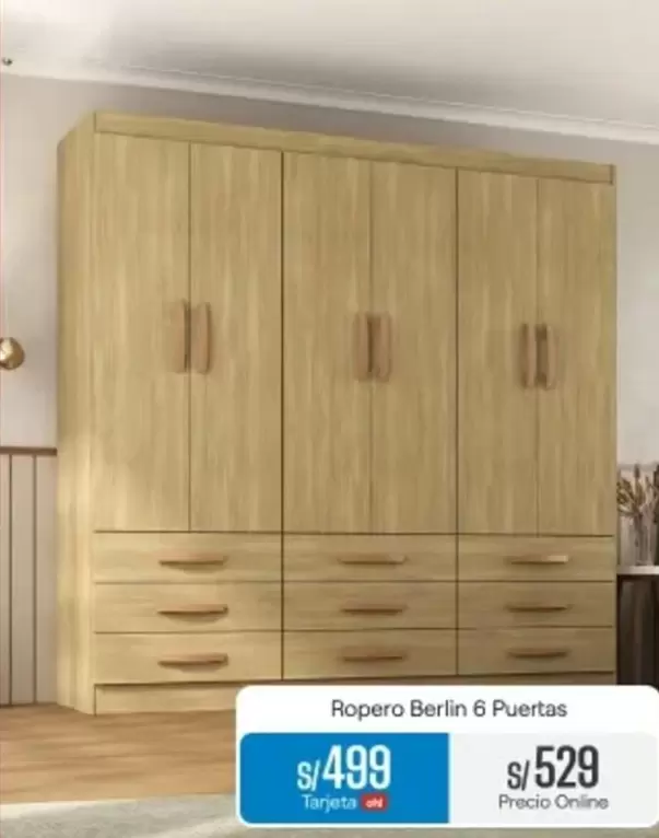 Ropero Berlin 6 Puertas