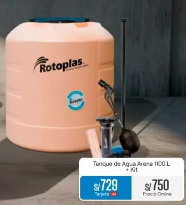 Rotoplas - Tanque de Agua Arena 1100 L