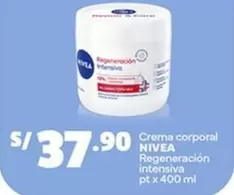 Nivea - Crema corporal Regeneración intensiva