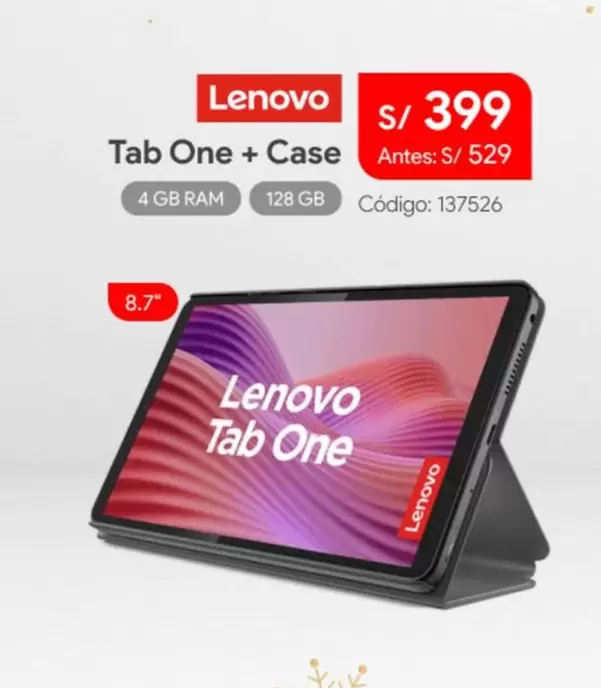 Lenovo - Tab One + Case