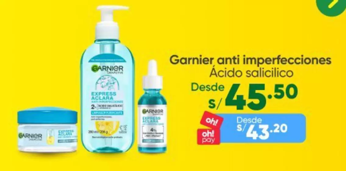 Garnier - anti imperfecciones Ácido salicilico