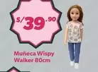 Muñeca Wispy Walker 80cm