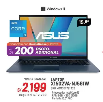 Asus - X1502VA-NJ561W