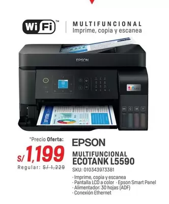 Epson - MULTIFUNCIONAL ECOTANK L5590