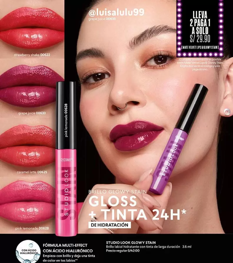 Pink - GLOSS + TINTA 24H*