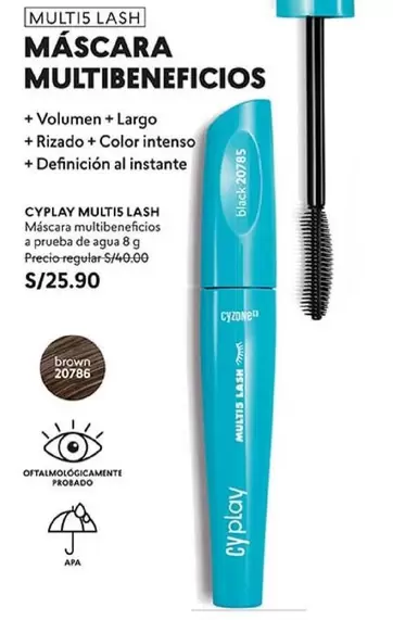 MULTIS LASH Máscara multibeneficios