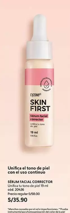 Piel - SERUM FACIAL CORRECTOR