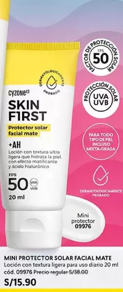 Pro    - MINI PROTECTOR SOLAR FACIAL MATE