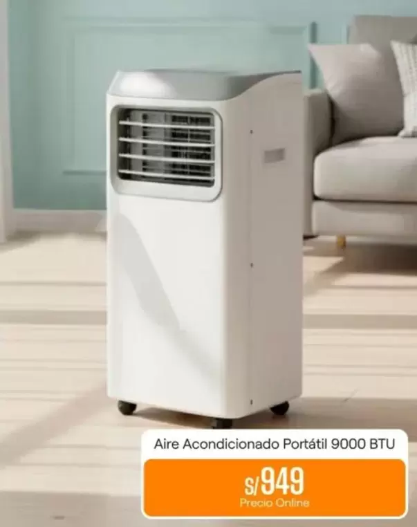 Aire Acondicionado Portátil 9000 BTU