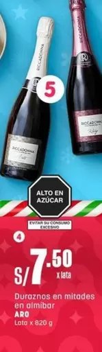 Aro - Duraznes en mitades en oimibar