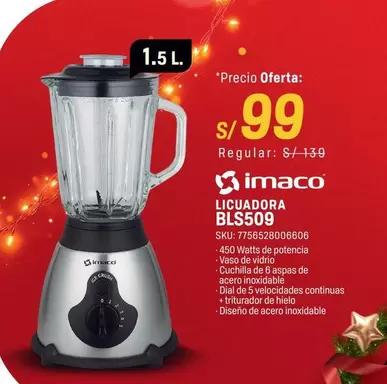 Imaco - LICUADORA BLS509