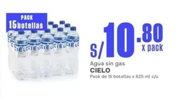 Cielo - Agua sin gas