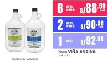 Viña Andina - Pisco VIÑA ANDINA