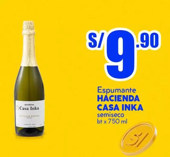 Espumante HACIENDA Casa Inka