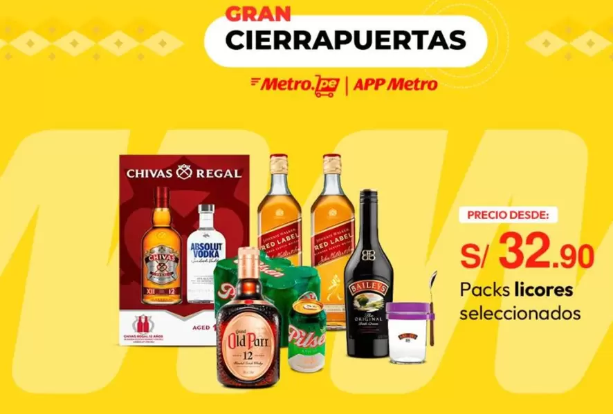 Metro - Packs licores seleccionados