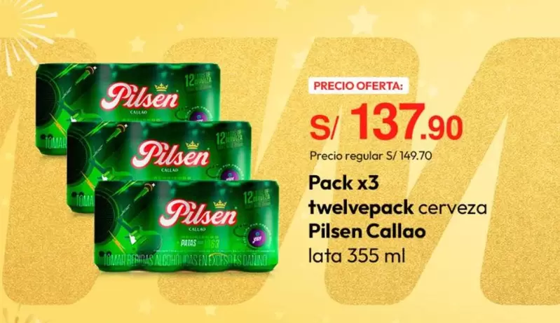 Pilsen - Twelvepack Cerveza