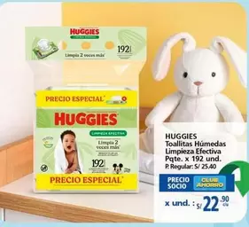 Huggies - Toallitas Húmedas Limpieza Efectiva