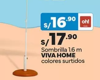 Viva Home - Sombrilla 1.6 m