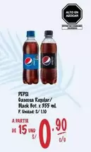 Pepsi - Gaseosa Regular/ Black Bot.