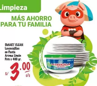 Smart - Lavavajillas en Pasta Aroma Limón