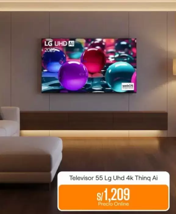 Lg - Televisor 55 Uhd 4k Thing Ai