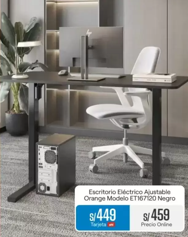 Orange - Eléctrico Ajustable Modelo ET167120 Negro