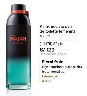 Kaiak - Oceano Eau De Toilette Femenina