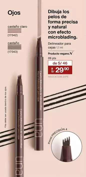 Una - Ojos castaño claro (17042) castaño (17043)