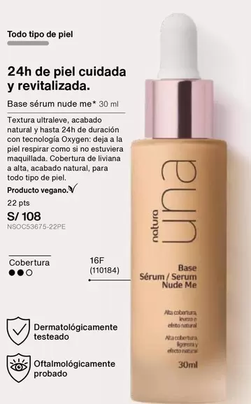 Natura - Base Sérum Nude Me