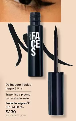 Natura - Delineador líquido negro