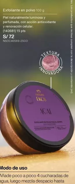 Piel - Exfoliante en polvo 100 g