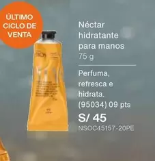 PTS - Néctar hidratante para manos