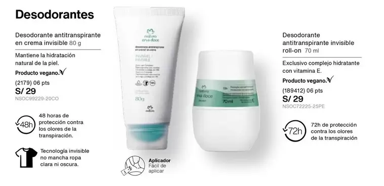 Natural - Desodorantes