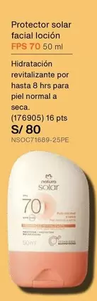 Piel - Protector solar facial loción