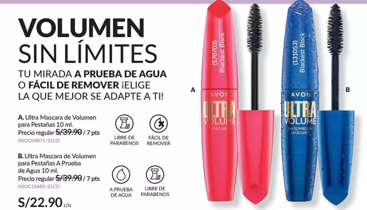 Avon - Ultra Mascara de Volumen