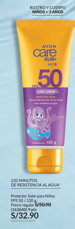Avon - Protector Solar para Niños