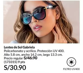 Sol   - Lentes de Sol Gabriela