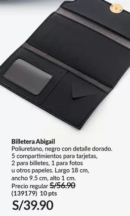 Dorado - Billetera Abigail