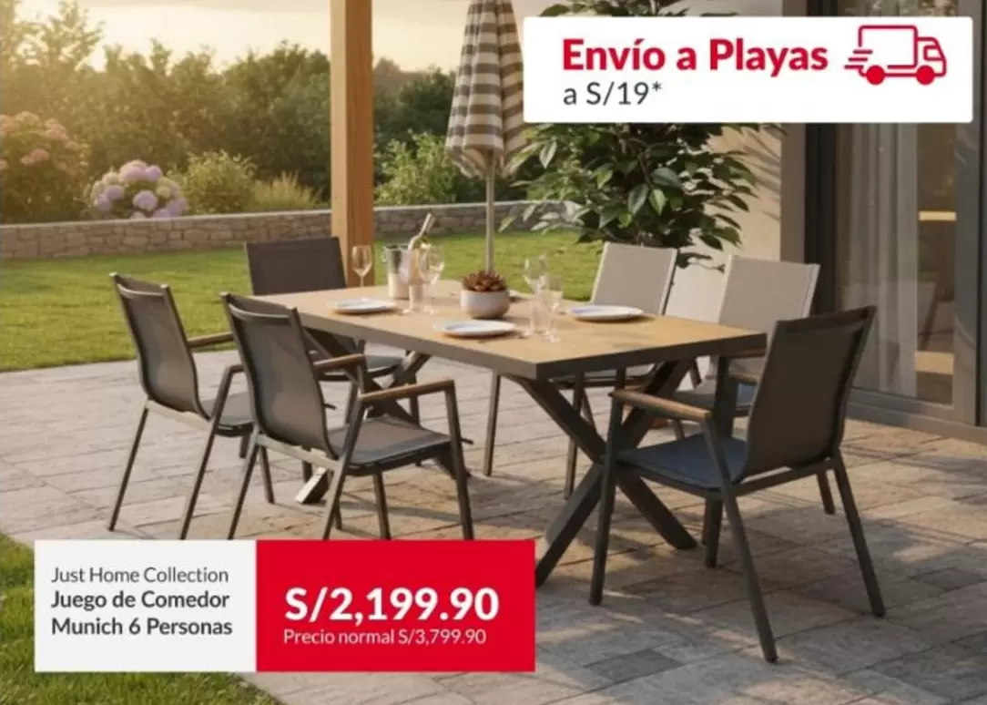 Juego de Comedor Munich 6 Personas