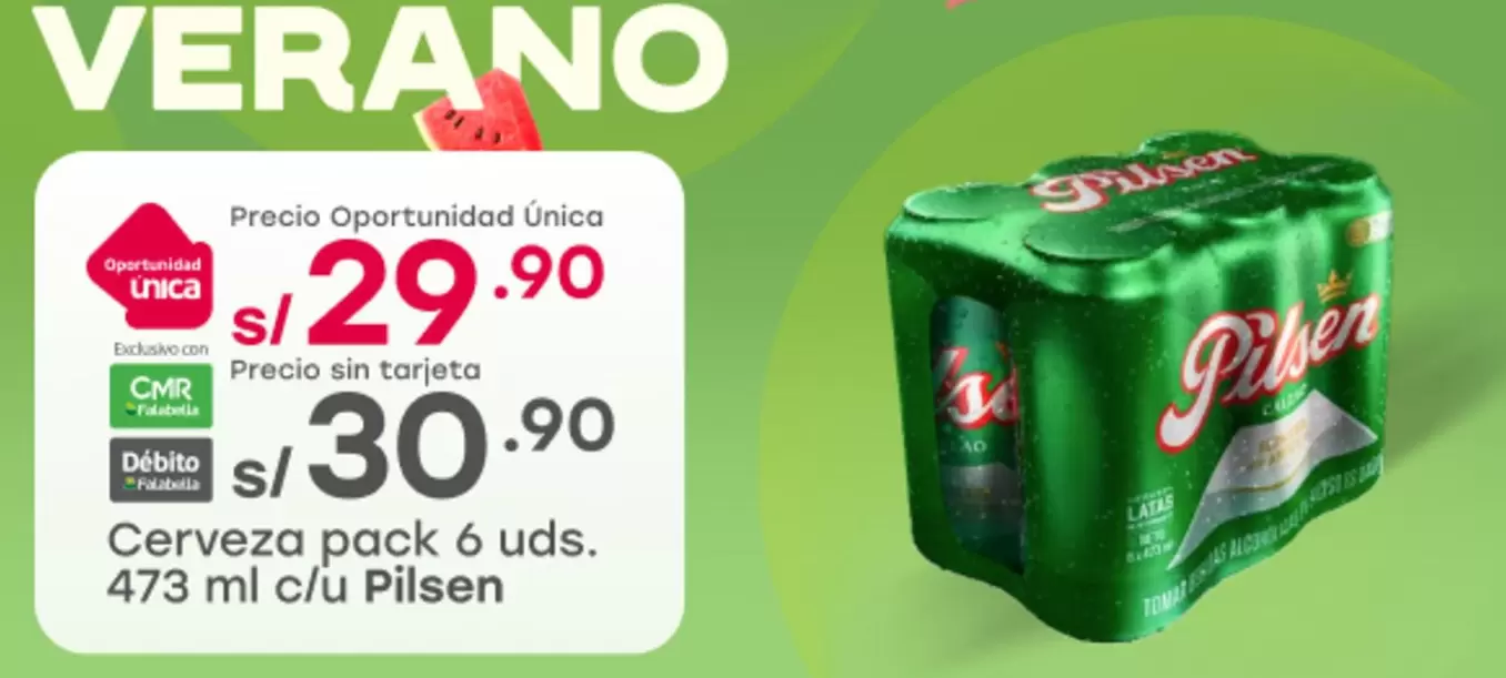 Pilsen - Cerveza pack 6 uds.