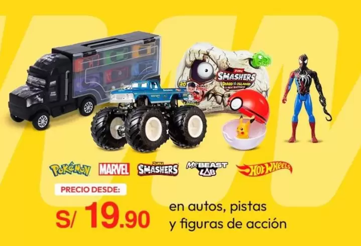 Pokemon - autos, pistas y figuras de acción