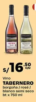 Tabernero - borgoña / rosé / blanco semi seco