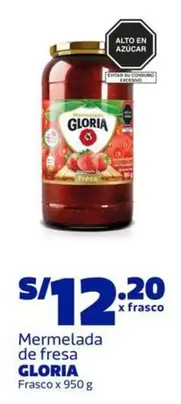 Gloria - Mermelada de fresa