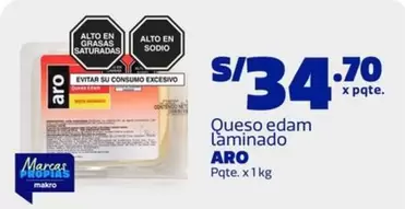 Aro - Queso edam laminado