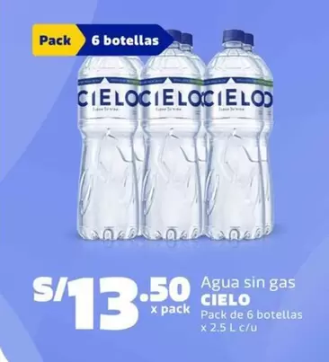 Cielo - Agua sin gas