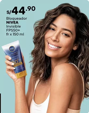 Nivea - Bloqueador Invisible FPS50+