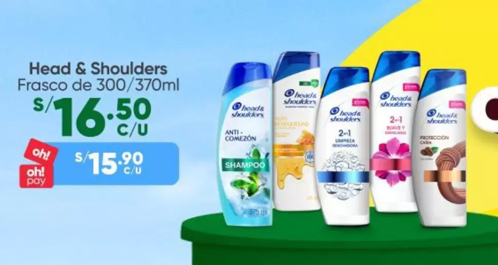 Head & Shoulders - Frasco de 300/370ml